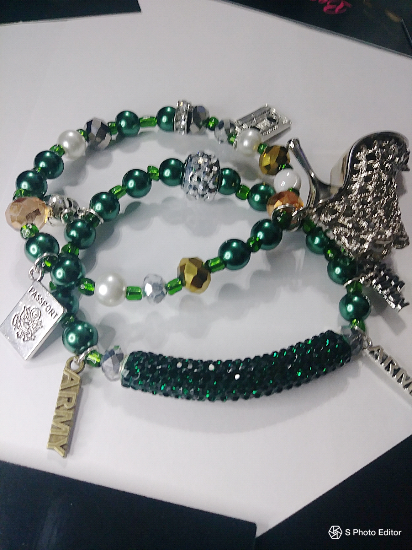 "Military Diva/Tavia's Tribute" Viva La Bling 2 stack