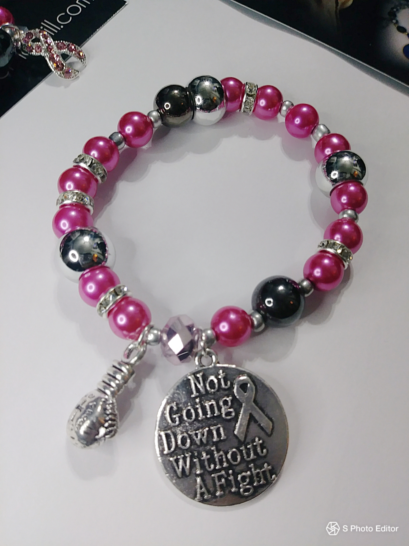 "Not Going Down Without A Fight" Viva La Bling 3 stack