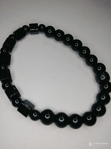 "Boxed Black" wrist wear