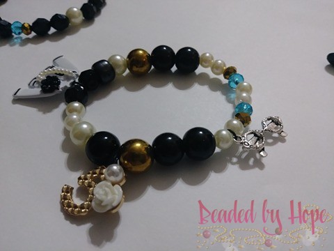 "Cookie's Gems" 3 stack wrist bracelets