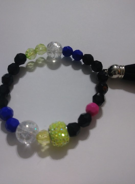 "Electric" 3 stack wrist bracelets