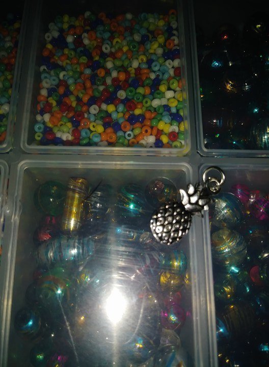 "KNIGHT RIDER" Double set. Two sets of waist beads with two charms!